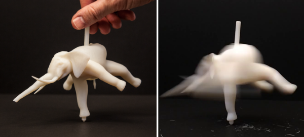 迪斯尼使3D打印出的任何形状的物体都成为完美平衡的陀螺