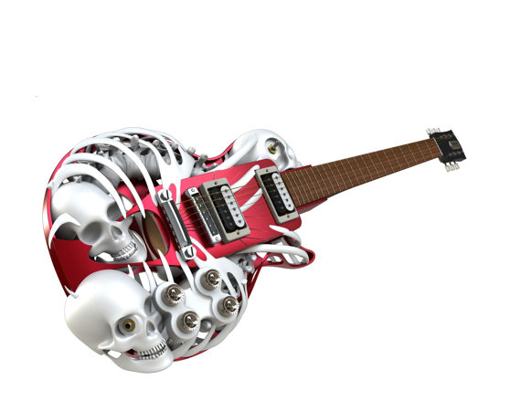 3D打印乐器应用：Customuse为用户3D打印经济型定制电吉他